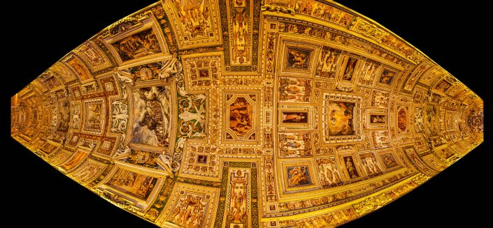 Ceiling fresco in vatican museums